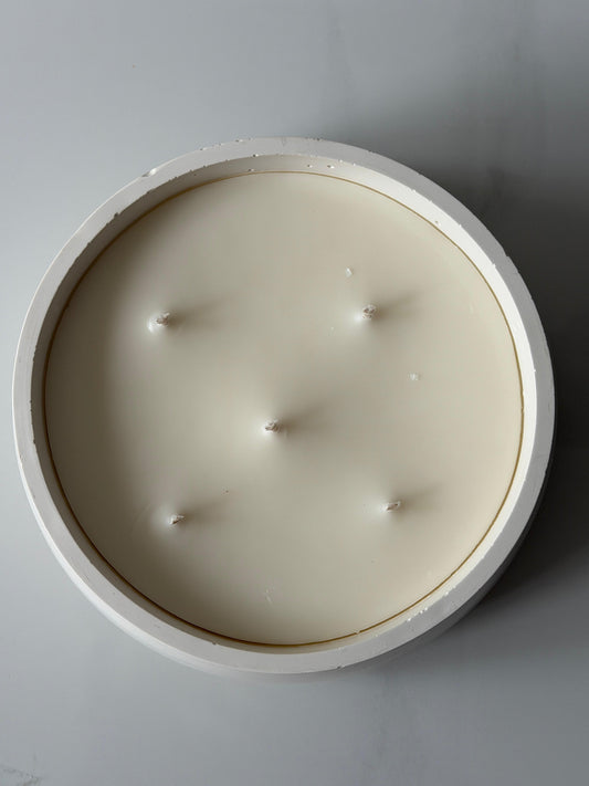 600ml Round Jesmonite Candle