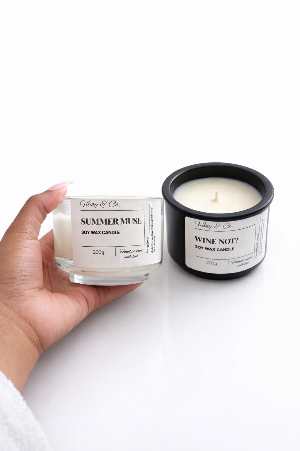 200g Glass Soy Wax Candle